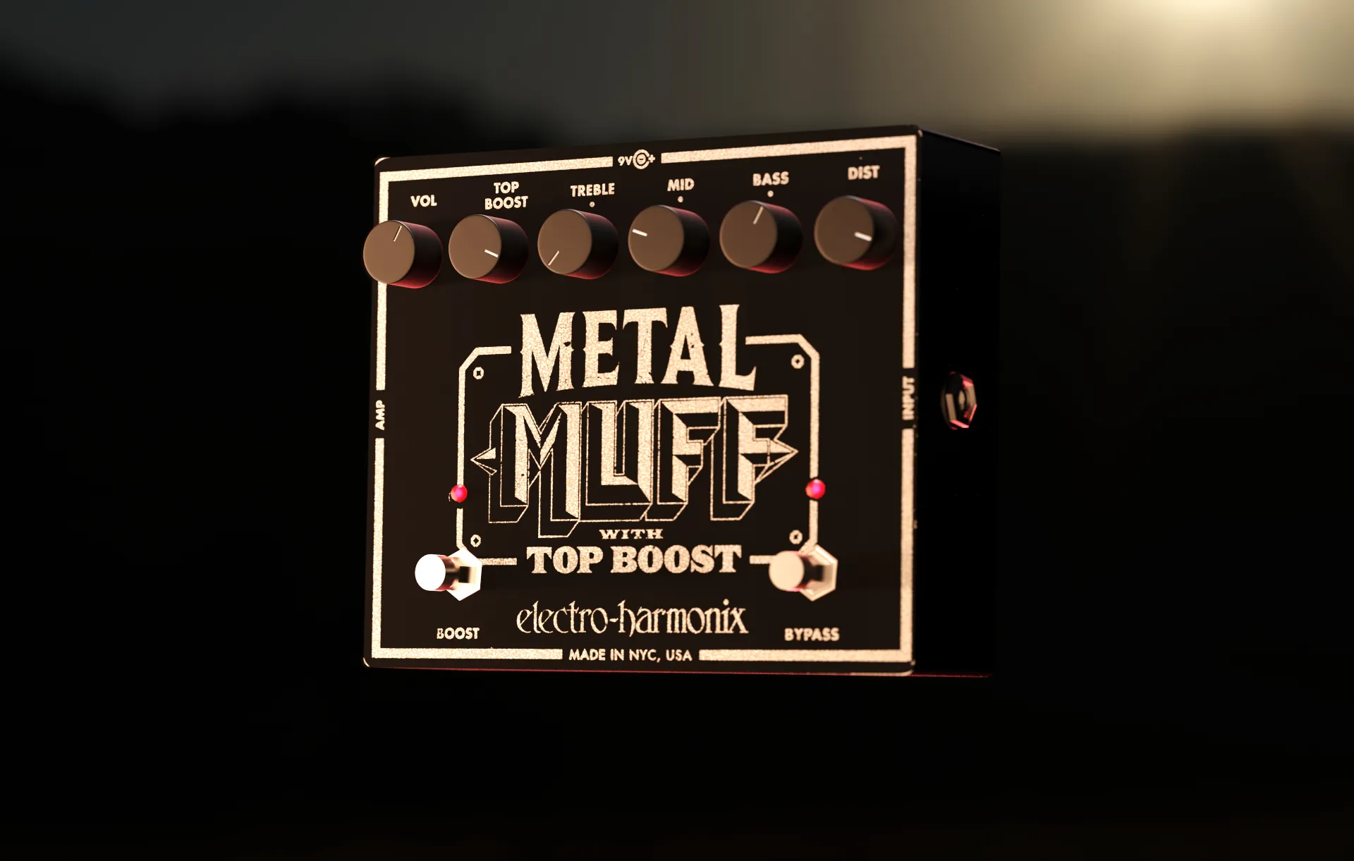 EHX Metal Muff Front View Render